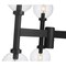 Z-Lite Laurent Outdoor Post Mount Fixture, 6-Light, 30 In.W x 27 In.H, Black/Clear Seedy 599MP6-BK - alternate 5